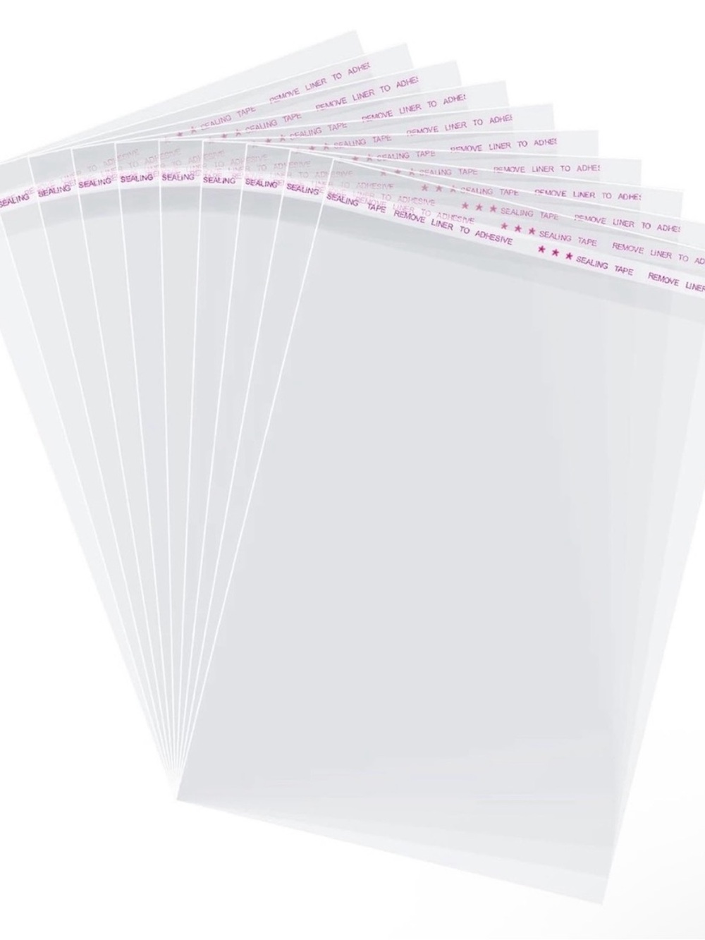 100 Clear Poly Bags (10x14)